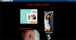 Desktop Screenshot of funnydumbtattoos.blogspot.com