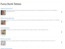 Tablet Screenshot of funnydumbtattoos.blogspot.com