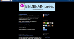 Desktop Screenshot of birdbrainpress.blogspot.com