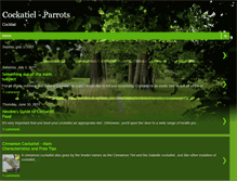Tablet Screenshot of parrotsbirds.blogspot.com