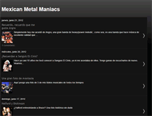 Tablet Screenshot of mexican-metal-maniacs.blogspot.com