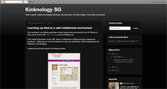 Desktop Screenshot of kinknologysg.blogspot.com