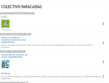 Tablet Screenshot of colectivoparacaidas.blogspot.com