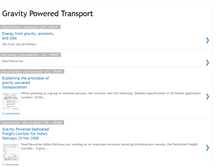Tablet Screenshot of gravitypoweredtransport.blogspot.com
