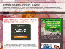 Tablet Screenshot of betalda-undersokningar.blogspot.com