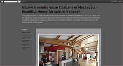 Desktop Screenshot of maisongrangevendee.blogspot.com