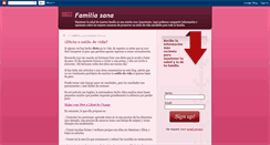Desktop Screenshot of familiasana.blogspot.com