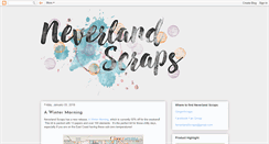 Desktop Screenshot of neverlandscraps.blogspot.com