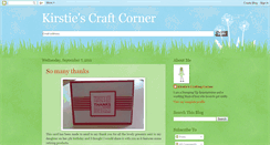 Desktop Screenshot of kirstiescraftcorner.blogspot.com