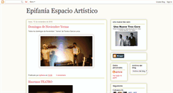 Desktop Screenshot of epifaniaespacioartistico.blogspot.com