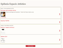 Tablet Screenshot of epifaniaespacioartistico.blogspot.com