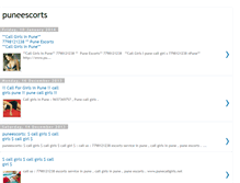 Tablet Screenshot of escortsservicepune.blogspot.com