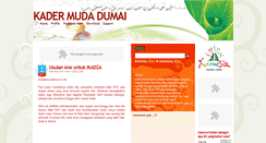 Desktop Screenshot of kadermudadumai.blogspot.com