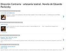 Tablet Screenshot of direccioncontraria-artesaniateatral.blogspot.com