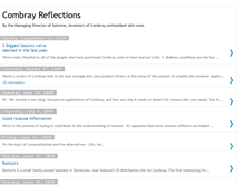 Tablet Screenshot of combrayskincare.blogspot.com