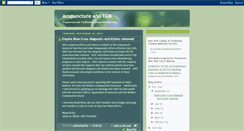 Desktop Screenshot of acupuncturetcm.blogspot.com