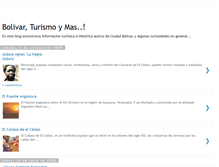 Tablet Screenshot of bolivarturismoymas.blogspot.com