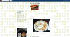 Desktop Screenshot of familyspizza.blogspot.com