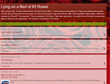 Tablet Screenshot of bedof65roses.blogspot.com