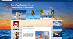 Desktop Screenshot of aarons-cruises.blogspot.com