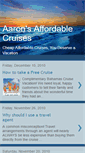 Mobile Screenshot of aarons-cruises.blogspot.com