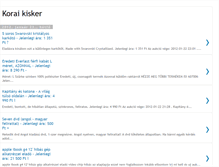 Tablet Screenshot of koraikisker.blogspot.com