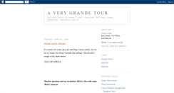 Desktop Screenshot of grandetour.blogspot.com