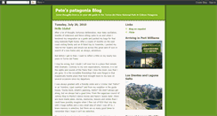 Desktop Screenshot of patagoniapete.blogspot.com