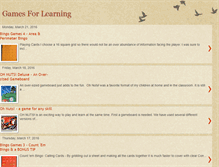 Tablet Screenshot of gamesforlearning-mary.blogspot.com