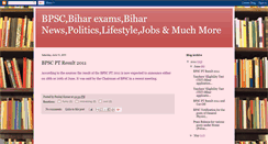 Desktop Screenshot of newsfrombihar-pankaj.blogspot.com