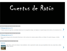 Tablet Screenshot of cuentosderaton.blogspot.com