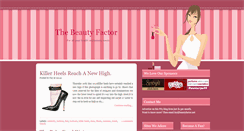 Desktop Screenshot of beautyfactor.blogspot.com