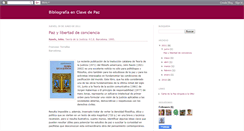 Desktop Screenshot of cartadelapaz-bibliografia.blogspot.com