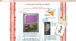 Desktop Screenshot of dancingwithstamps.blogspot.com