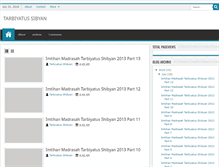 Tablet Screenshot of madrasahtarbiyatussibyan.blogspot.com