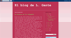 Desktop Screenshot of elblogdelgante.blogspot.com