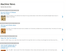 Tablet Screenshot of machinerecordsnews.blogspot.com