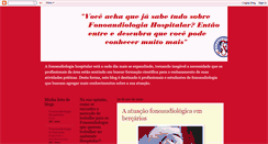 Desktop Screenshot of fonohospitalar2010.blogspot.com