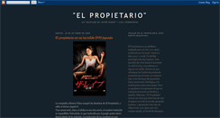 Desktop Screenshot of elpropietario.blogspot.com
