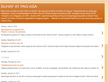 Tablet Screenshot of buhayatpagasa.blogspot.com