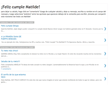 Tablet Screenshot of felizcumplematilde.blogspot.com