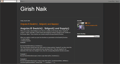 Desktop Screenshot of girishgik.blogspot.com