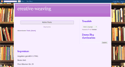 Desktop Screenshot of creative-weaving.blogspot.com