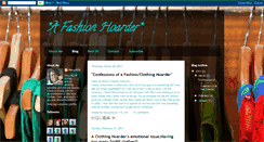 Desktop Screenshot of afashionhoarder.blogspot.com