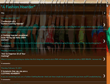 Tablet Screenshot of afashionhoarder.blogspot.com