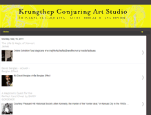 Tablet Screenshot of krungthepconjuringart.blogspot.com