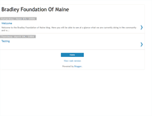 Tablet Screenshot of bradleyfoundationofme.blogspot.com