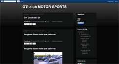 Desktop Screenshot of gticlubmotorsports.blogspot.com