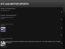 Tablet Screenshot of gticlubmotorsports.blogspot.com