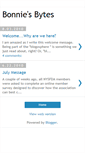 Mobile Screenshot of bonniesbytes.blogspot.com